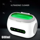 Digital 600ml digital and Touch Control Ultrasonic Cleaner Household Ultrasound Bath for Jewelry Watch Chains Eyeglasses razor