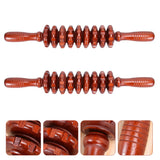 2pcs Wooden Massager Multi-Purpose Belly Massager Wooden Massage Roller Belly Massager Full Body Massage Stick Yoga Relax Rod