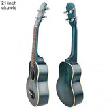 21 Inch Soprano Ukulele Spruce Wood 15 Fret Four Strings Hawaii Guitars with Abalone Shell Edge Sound Hole
