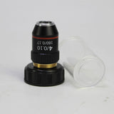 195 Black Achromatic Objective 4X 10X 20X 40X 60X 100X High Quality Microscope Objective Lens RMS 20.2mm Objective Parts