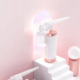 Handheld Air Compressor Airbrush Spray Air Brush Moisturizing Oxygen Injector Skin Care Spray Air Brush Set Tools,White