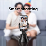Smart Shooting Gimbal Selfie 360 All-round Rotation Auto Face Object Tracking for GoPro Smartphone Camera Vlog Live Selfie Stick
