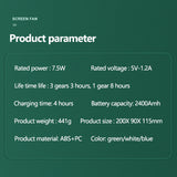 Portable Air Cooler Mini Air Conditioner Base Holder Design Personal  Fan Cooler Fan Air Cooling Fan Rechargeable Fan for Desk
