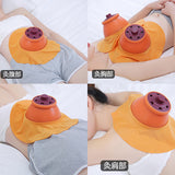 New Palace Moxibustion Cans Set Breast Navel Smokeless Moxibustion Box Body Massage Moxa Therapy Device Warm Women Health Care