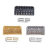 Finest Replacement Fix Bridge Tailpiece w/ Screws Wrench Set for 7 String Electric Guitar Accessory