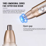 Portable Electric Nose Trimmer Ear Nose Neck Hair Removal Clipper Beard Trimmer for Men Trimmer for Nose