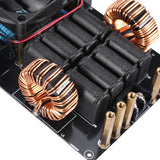 DC12V-40V 1000W 50A ZVS Low Voltage High Frequency Induction Heating Module Board with 48V Copper Pipe and Cooling Fan