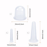 SPEQUIX Silicone Massage Cups Vacuum Cup Massage Jar Visage Gezicht Cup  Facial Back Body Masager Suction Cup Relaxation