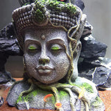 1pc Delicate Buddha Statue Portable Aquarium Hideout Fish Tank Decoration Landscaping Shelter Hiding Cave for Aquarium Fish Tank