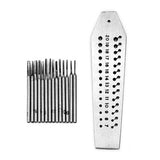 Jewellers Watchmakers Tap &amp; Die Mini Micro Screw Plate Set 14 Pieces 0.7-2mm Alloy Steel Watch &amp; Jeweller Repair Tool
