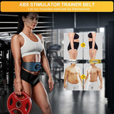 Abs Muscle Trainer Belt for Women Men,Upgrade No Need Replace Pad Abs Workout Equipment 6 Modes 15 Intensity Levels