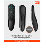 Q6 Smart Voice Remote Control USB 2.4G Wireless Air Mouse Gyroscope TV Remote Control Supports Android Win System