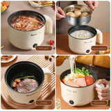 220V Mini Multifunction Non-stick Pan Electric Cooking Pot Household  Hot Pot Single/Double Layer Electric Rice Cooker Machine