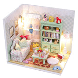 Diy Miniature Dollhouse Kit Doll House Furniture Handmade Model Room Box Toys For Children Christmas Gift Wooden House For Adult