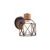 Industrial Led Metal Wall Light Decorate Home Bedroom Kitchen Restaurant Wooden Wall Sconce Indoor Lamps Lighting Fixture Gold