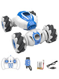 S-012 2.4G Mini Remote Control RC Car Stunt Double-Side Roll Rotary Car Gesture Induction Twisting Drift Off-Road Cars Kids Toys