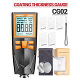 Digital Backlight LCD Film Thickness Meter Car Paint Thickness Tester Coating Thickness Gauge 0~1500µm FE/NFE Measuring Tools