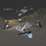 XT-8 Folding Wifi 720P Aerial Photography Drone Optical Flow Positioning Four-axis Remote Control Drone Unmanned Aerial Camera
