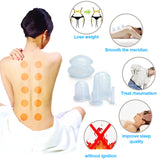 4/9pcs Set Vacuum Silicone Cupping Cup Anti Cellulite Cupping Massage Dehumidification Suction Cup Face Body Massage Pain Relief