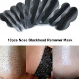 100pcs Bamboo Charcoal Blackhead Remover Mask Black Dots Spots Acne Treatment Mask Nose Sticker Cleaner Pore Deep Clean Strips