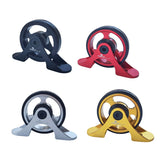 PODAY 1 Pcs Superlight Bicycle Easy Wheel Aluminum Alloy for Brompton Rear Mudguard Rollers Wheels Easy Install