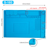 Large Size Welding Pad With Magnetic Heat Iinsulation Repair Silicone Work Pad For Electronic Computer Mobile Phone DIY Welding