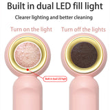 Visual Blackhead Removal Bulit In Dual LED Light Electric Acne Cleaner Nose Deep Cleansing Spots Pore Vacuum Skin Care Machine
