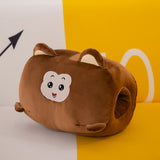 30x25cm Cute Cartoon Dinosaur Hand Warmers Soft Plush Toy Lying Down Pillow Winter Thickening Warm Supplies Plush Hand Warmer