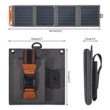 CHOETECH Solar folding Charger 14W USB Output Devices Portable Waterproof Solar Panels for iPad iPhone X XS samsung Smartphones