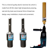 Electric Hammer Connection Bar 65Mn Steel High Strength Drill Bit Adapter Fit 22mm Thread