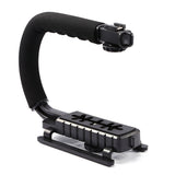 C-Shape Video Handle Stabilizer Grip Bracket Holder Video Camera Stabilizers For SLR DV Cameras Free Shipping Camera Accessories