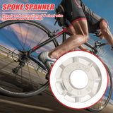Bicycle Spoke Nipple Wrench 8 Way Groove Bike Wheel Rim Adjuster Spanner Galvanized Repair Service Tool Key