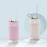 Uofenna W2 Portable Oral Irrigator Water Flosser USB Rechargeable Dental Water Jet Waterproof Teeth Cleaner Water Tank