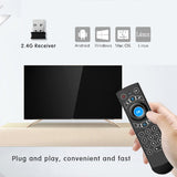 Wireless Air Mouse IR Learning Q7 Smart Remote Control Mini Pc Backlit Voice Search 2.4G for VS G21 PRO G30S