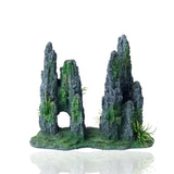 FEDOUR Aquarium Decorative Rocks Large View Stone Cave Ornament Landscape Aquarium Artificial Mountain Fish Tank Decoration