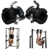 1 Pair Sports Hanging Anti Gravity Inversion Boots Upside Down Shoes Durable Stainless Steel Hook Outdoor for Adult Gym Sports
