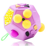 12 Sideds Antistress Cube Decompression Reliever Dice Anti-anxiety Relieve Anxiety Relief Magic Cubes Adult Fun Cube 2021 Toys
