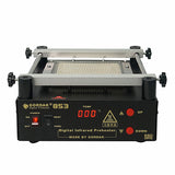Gordak 853 Infrared BGA Rework Soldering Station Hot Air Heat Gun Preheating Desoldering Station For Phone PCB IC SMD Welding