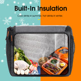 WEST BIKING 4.5L Large Capacity Cycling Bag Waterproof Bike Rack TPU Mobile Phone Holder MTB Front Frame Bag for 7.5inch phone