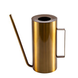 1.5L Gardening Tool Watering Can Irrigation Ergonomic Flowers Stainless Steel Large Capacity Garden Indoor Outdoor Long Spout