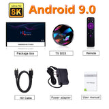 H96 MAX X3 Smart TV Box Android 9.0 Ultra HD 8K 4G-32G 64G 128G Youtube Media Player Android 9 Set Top Box With WIFI BT4.0