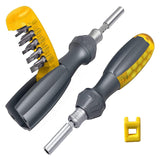 11-in-1 Multi-Bit Screwdriver MIni Screwdriver Set Magnetizer Telescopic Screwdriver with Magnetic Ratchet Hex Socket
