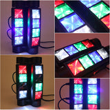 LED 8x10W RGBW Beam Spider Moving Head Lighting Professional  Disco Light DJ Laser For Party Wedding Nightclub Mini Stage Lights