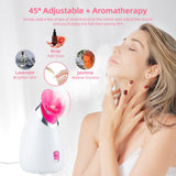 Face Steamer 135ml Nano Mist Hot Spray Skin Hydration Nebulizer UV Sterilization Aromatherapy Air Humidifier Facial SPA Machine