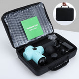Massage Gun Percussion Deep Tissue Muscle Exercise Bosster Relief Pain Full Body Massage Slimming Shaping Device With 4 Heads
