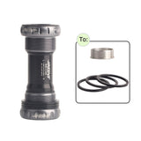 MTB Road Mountain Bike Aluminum BB Thread Bottom Brackets For 68-73mm Bearing Crankset Parts Outdoor Cycling Bicycle Accessories