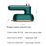 100V-240V Handheld Steam Iron Electric Garment Steamer Clothes Ironing Machine Rotatable Ceramic Plate Wet/Dry Steamer Iron