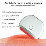 Microcurrent Facial Massagers Heat Vibration Facial Lifting Anti Aging Wrinkles Skin Tighten Gua Sha Scraping board Massage Tool