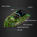 Fishing Bait Boat 500m RC Bait Boat Dual Motor Fish Finder 1.5KG Loading Support Automatic Cruise/Automatic Route Correction