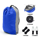 Portable Outdoor Camping Hammock with Mosquito Net High Strength Parachute Fabric Camping Hammock